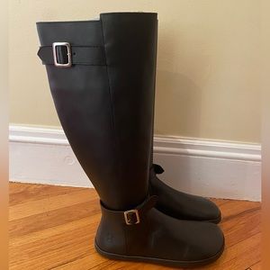 Black Leather Shapen Glam Size 10